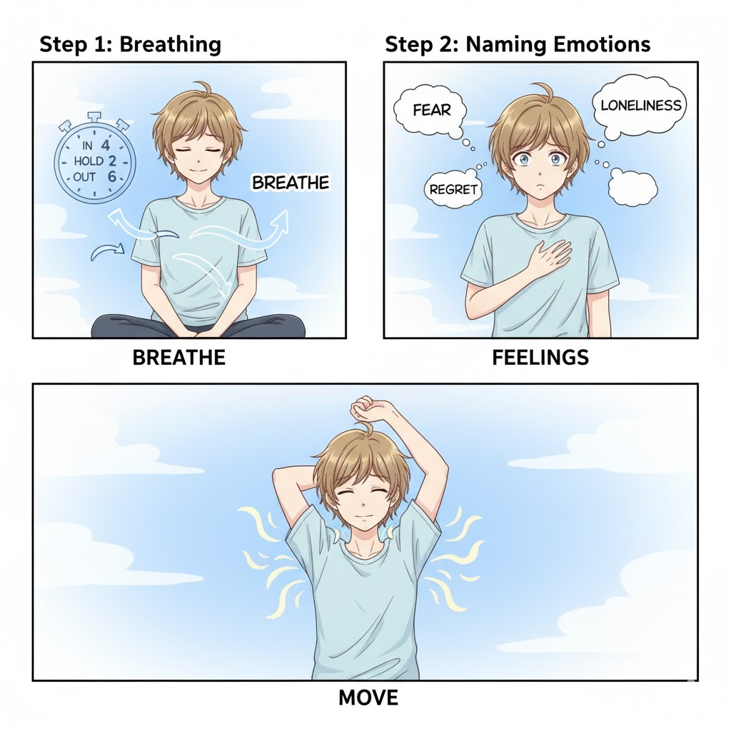 가슴이 답답하고 숨 막힐 때, ‘신체화된 불안’ 다루는 3단계 루틴