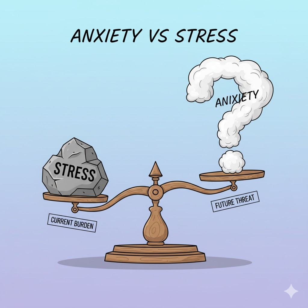 불안과 스트레스를 같은 감정으로 오해하고 있나요?