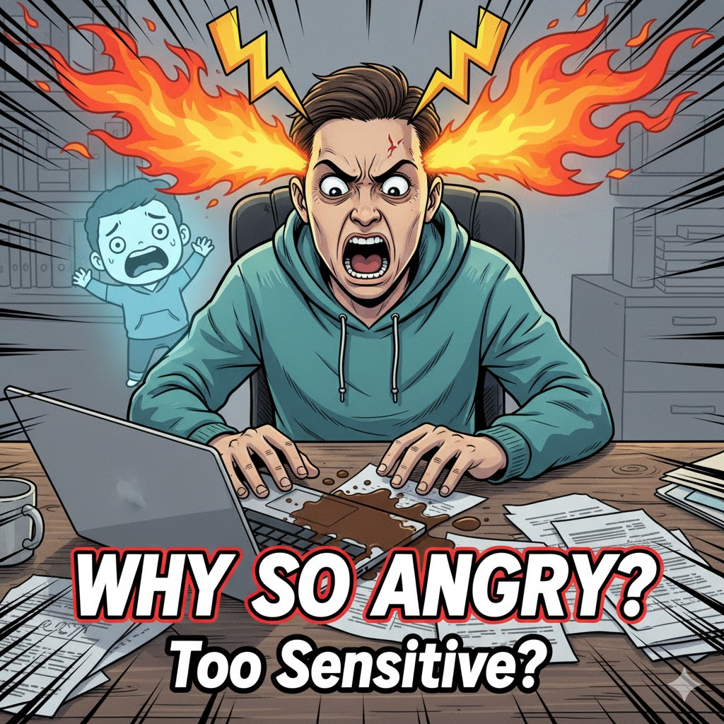 작은 일에도 화가 나는 나